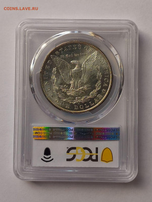 США. 1 доллар Моргана 1904 О PCGS MS64. Серебро - 5