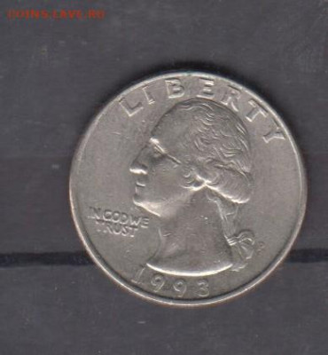 США 1993 четверть $(Р) до 19 10 - 255
