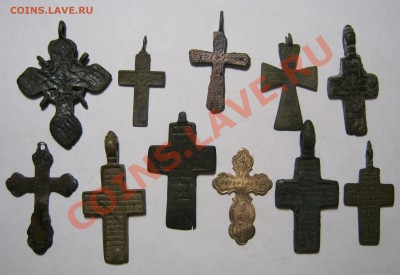 крестик медь 3.5x1.8 см - крестики с разных мест 2
