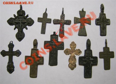 крестик медь 3.5x1.8 см - крестики с разных мест 1 (Small)
