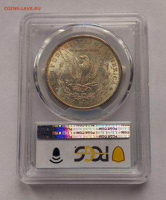 США. 1 доллар Моргана 1882 S PCGS MS63. Серебро - 8