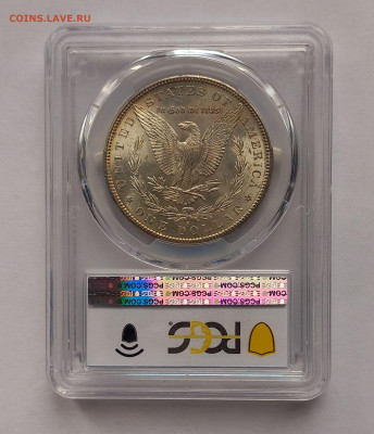США. 1 доллар Моргана 1882 S PCGS MS63. Серебро - 7