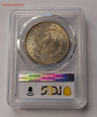 США. 1 доллар Моргана 1882 S PCGS MS63. Серебро - 6