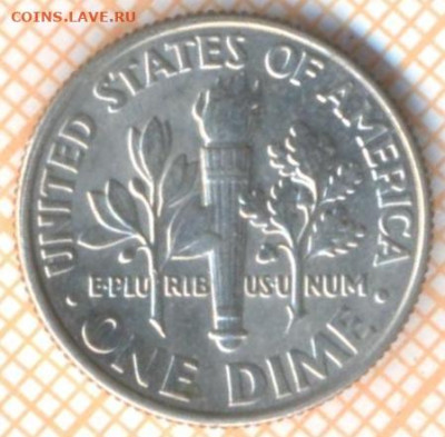 США 10 центов 2007Р г., до 21.10.2024 г. в 22.00 по Москве - США 10 центов 2007 1611а