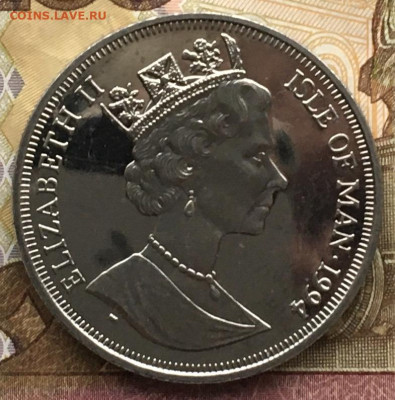О-в Мэн 1 крона 1994 Высадка в Нормандии  до 21.10 в 22.00 - IMG_E1337.JPG