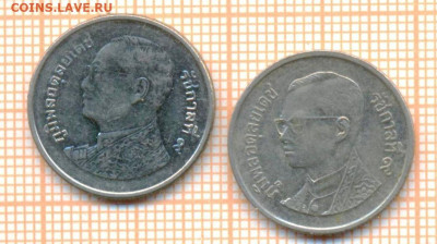 Таиланд 1 бат 2017,2006 г., до 21.10.2024 г. в 22.00 по Моск - Таиланд 1 бат 2006,2017 1645а