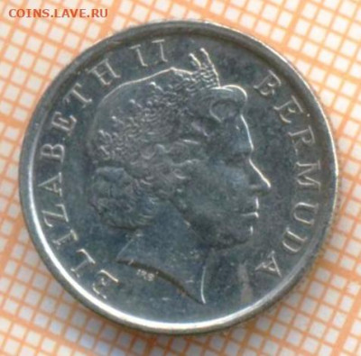 Бермуды 10 центов 1999 г., до 22.10.2024 г. в 22.00 по Москв - Бермуды 10 центов 1999 1569