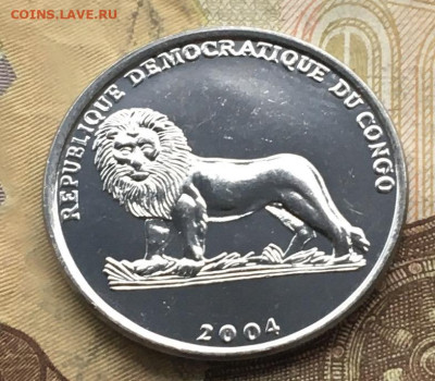 Конго 1 франк 2004 Визит папы римского до 22.10 в 22.00 - IMG_E1453.JPG