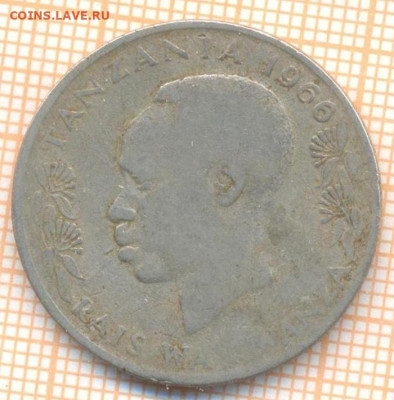 Танзания 1 шиллинг 1966 г. , до 23.10.2024 г. в 22.00 по Мос - Танзания 1 шиллинг 1966 1720