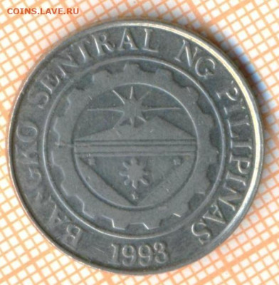 Филиппины 1 писо 2001 г., до 25.10.2024 г. в 22.00 по Москве - Филиппины 1 писо 2001 1366а