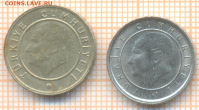 Турция 5 куруш 2006,2010 г., до 25.10.2024 г. в 22.00 по Мос - Турция 5 куруш 2005,2010 1403а