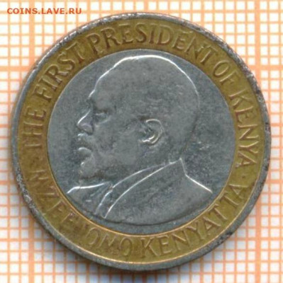 Кения 10 шиллингов 2010 г., до 25.10.2024 г. в 22.00 по Моск - Кения 10 шиллингов 2010 1409а
