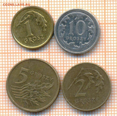Польша 4 монеты, до 25.10.2024 г. в 22.00 по Москве - Польша 4 монеты 1428