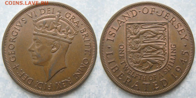 12 шиллинга 1945 до 25-10-24 в 22:00 - Джерси 1 12 шиллинга 1945    3970
