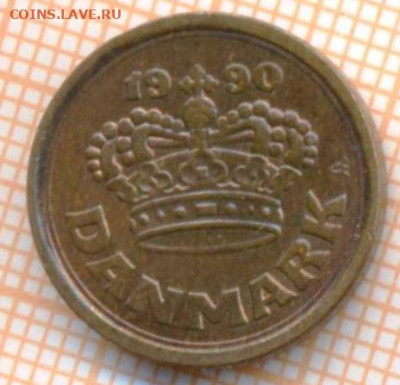 Дания 25 эре 1990 г., до 25.10.2024 г. в 22.00 по Москве - Дания 25 эре 1990 1454