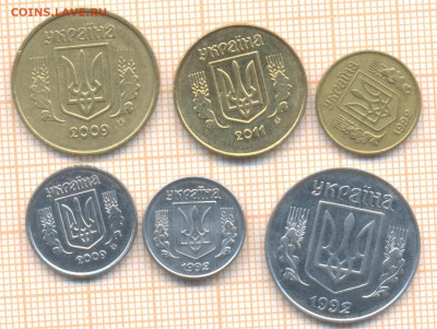 Украина 6 монет, до 26.10.2024 г. в 22.00 по Москве - Украина 6 мон 1433а