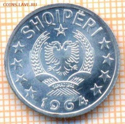 Албания 10 киндарок 1964 г., до 26.10.2024 г. в 22.00 по Мос - Албания 10 киндарок 1964 1731а