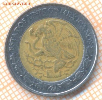 Мексика 1 песо 2008 г., до 26.10.2024 г. в 22.00 по Москве - Мексика 1 песо 2008 1528а