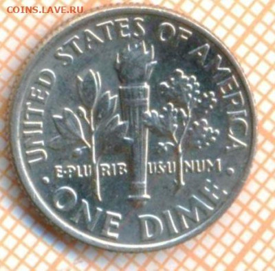 США 10 центов 2006Р, до 26.10.2024 г. в 22.00 по Москве - США 10 центов 2006Р  1743а