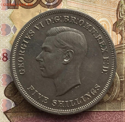 Великобритания Шайба 5 шиллингов 1951  до 20.10 в 22.00 - IMG_E1734.JPG