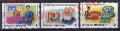Марки мира и СССР - Maldives Телефон