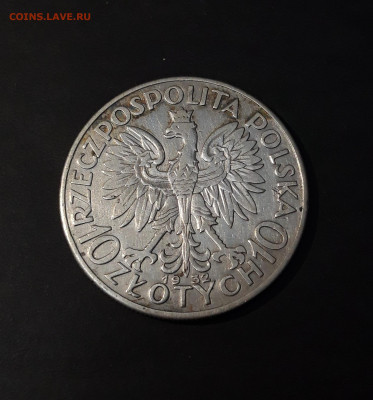 Польша - 10 злотых 1932 года, Ядвига, серебро До 28.10 - 20241022_004822