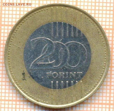 Венгрия 200 форинтов 2010 г., до 27.10.2024 г. в 22.00 по Мо - Венгрия 200 форинтов 2010 1599