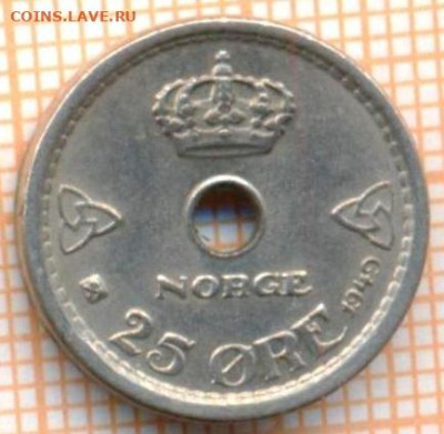 Норвегия 25 эре 1949 г., до 27.10.2024 г. в 22.00 по Москве - Норвегия 25 эре 1949 1614