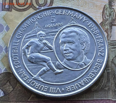 НИУЭ 1 доллар 1988 Бэкенбауэр до 28.10 в 22.00 - IMG_E1987.JPG