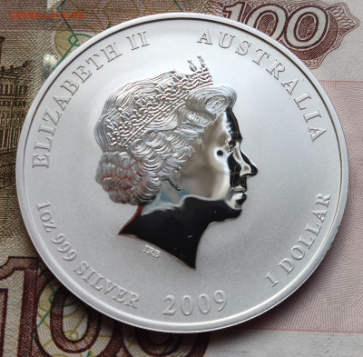Австралия 1 доллар 2009 Год быка 26.10.24 в 22.00 МСК - 1729590956360