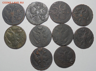 Денга 1731-1753 гг. 10 шт. Разные. До 27.10.2024 - 02.JPG