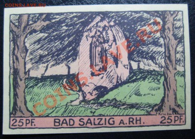 Нотгельд 25 пфенингов, Германия (Bad Salzig) - IMG_3477