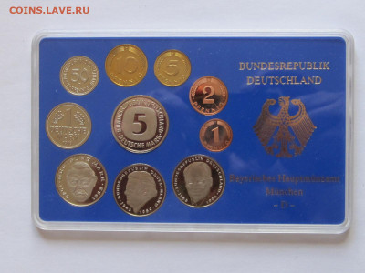 Банковский набор монет ФРГ 1998 D ПРУФ 26.10 22:20 - IMG_7127.JPG
