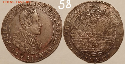 Филипп IV, 1661. Медь. До 29.10.2024 в 22:00 Мск. - 58