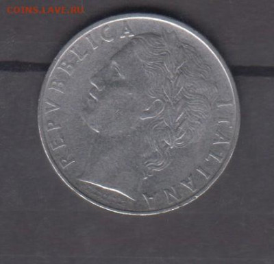 Италия 1959 100 лир до 28 10 - 269а