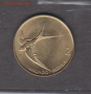 Словения 2000 2т фауна без оборота до 28 10 - 19а