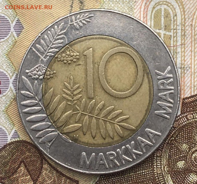 Финляндия 10 марок 1993 Биметалл до 29.10 в 22.00 - IMG_E2127.JPG