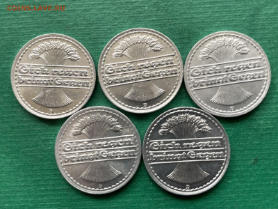 50 пфеннигов 1922 года 5 шт. UNC До 27.10.24 - IMG_1261