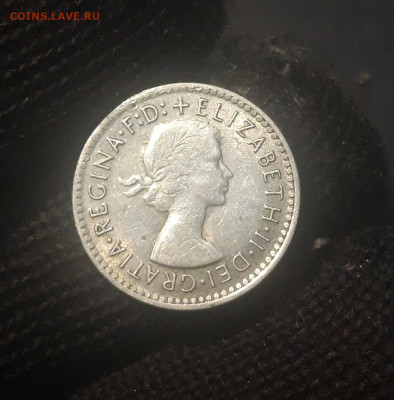 Австралия 3 пенса 1957 года, серебро. До 01.11 - 20240925_210432