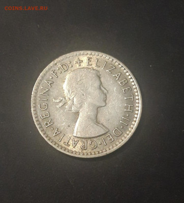 Австралия 3 пенса 1957 года, серебро. До 01.11 - 20240925_210351