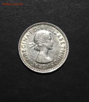 Австралия 3 пенса 1957 года, серебро. До 01.11 - 20241010_185316