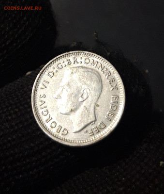 Австралия 3 пенса 1952 года, серебро. До 01.11 - 20240928_190053