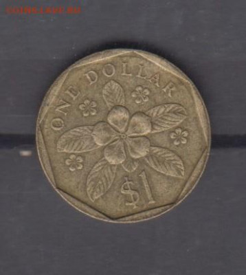 Сингапур 1988 1 доллар до 30 10 - 25
