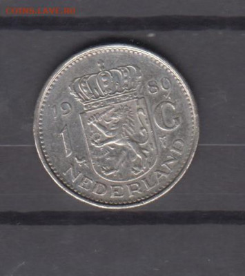 Нидерланды 1980 1 гульден до 30 10 - 29