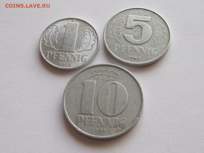 1, 5 и 10 пфеннигов 1968 ГДР 28.10 22:05 - IMG_0009.JPG