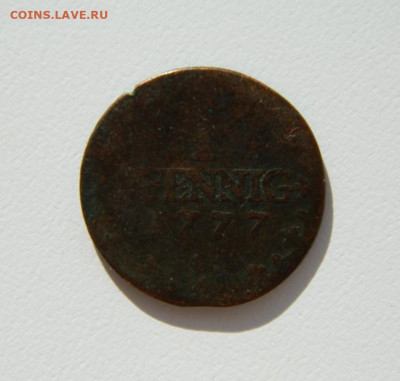 Саксония 1 пфенниг 1777 г. С рубля! до 01.11.24 - DSCN2373.JPG