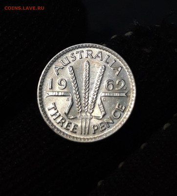 Австралия 3 пенса 1962 года, серебро. До 3.11 - 20241015_225342