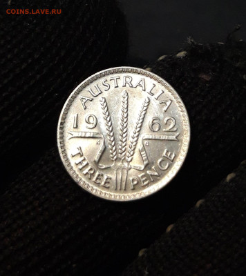 Австралия 3 пенса 1962 года, серебро. До 3.11 - 20241015_225335