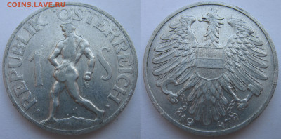 Австрия 1 шиллинг 1947 г. До 01.11.24 - Австрия 1 шиллинг 1947.JPG