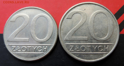 Польша 20 злотых 2 монеты до 3.11.2024 - Польша 20зл. х2.JPG